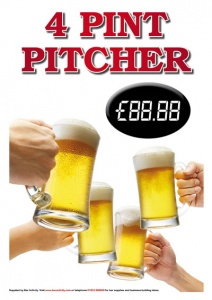Free 4-Pint Pitcher Poster with these jugs!